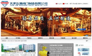 自貢黑羽網(wǎng)絡(luò)網(wǎng)頁(yè)制作案例-天津五洲閥門集團(tuán)股份有限公司