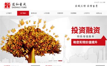 自貢黑羽網(wǎng)絡網(wǎng)頁制作案例-道和圣成（北京）投資基金管理有限公司